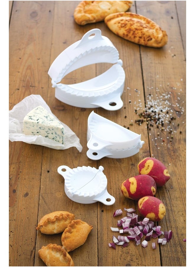 KitchenCraft Home Made Glass Set of Three Pasty Moulds Assorted Sizes, Display Boxed  - Image 4