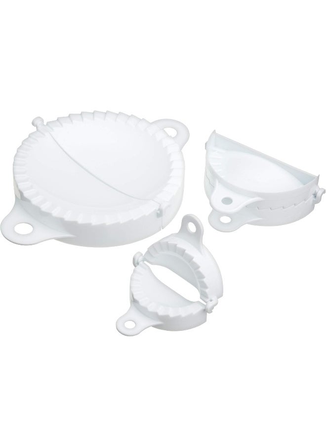 KitchenCraft Home Made Glass Set of Three Pasty Moulds Assorted Sizes, Display Boxed  - Image 1