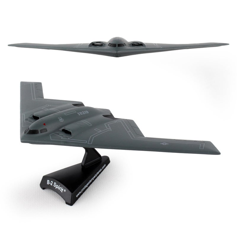 Daron B-2 Spirit Stealth Bomber Die-Cast Model â€“ 1:280 Scale Long-Range Strategic Aircraft Replica with Display Stand, Highly Detailed, 3â€ Length x 7.4â€ Wingspan, Adult Collectible Ages 14+ - Image 1