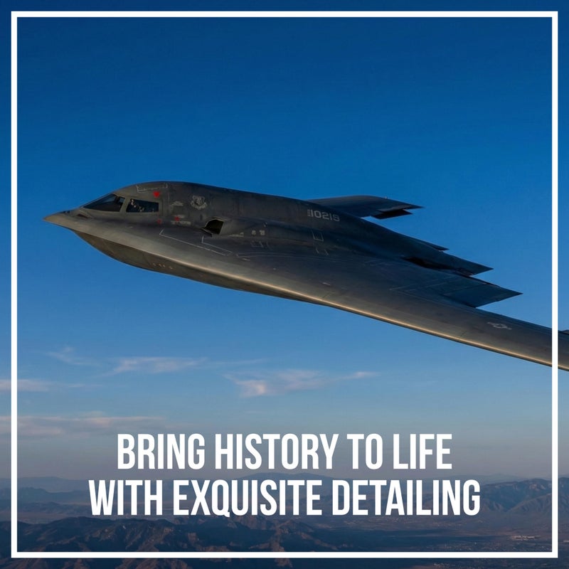 Daron B-2 Spirit Stealth Bomber Die-Cast Model â€“ 1:280 Scale Long-Range Strategic Aircraft Replica with Display Stand, Highly Detailed, 3â€ Length x 7.4â€ Wingspan, Adult Collectible Ages 14+ - Image 4
