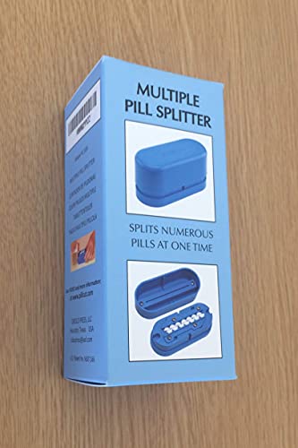Pillcut Multiple Pill Splitter. Original Patented Design, with Accurate Pill Alignment, Sturdy Cutting Blade and Blade Guard, for Splitting and Quartering Round or Oblong Pills.US Patent No. 9,827,165. - Image 2
