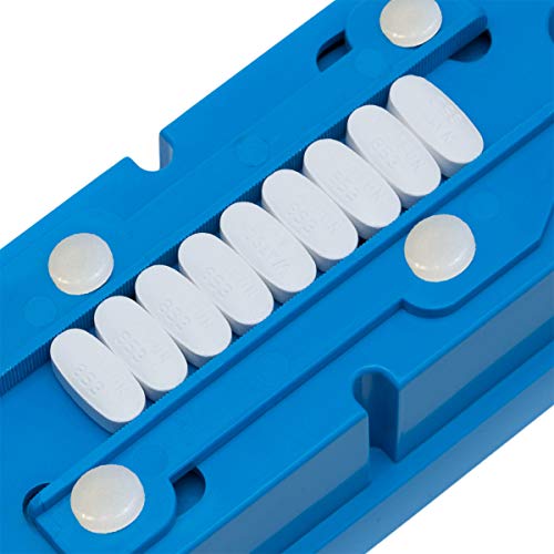 Pillcut Multiple Pill Splitter. Original Patented Design, with Accurate Pill Alignment, Sturdy Cutting Blade and Blade Guard, for Splitting and Quartering Round or Oblong Pills.US Patent No. 9,827,165. - Image 3