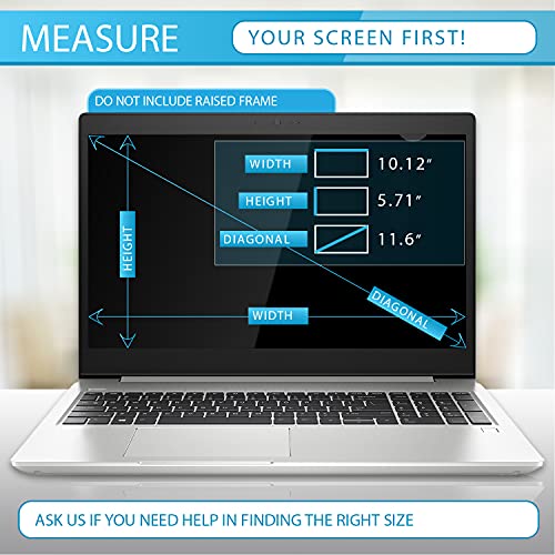 EZ-Pro Screen Protector Anti Blue Light Screen Protector (3 Pack) for 11.6" Lenovo Chromebook, 11.6" Acer Chromebook, 11.6" Asus Chromebook, 11.6" Samsung Chromebook, 11.6" Dell Chromebook, 11.6" HP Chromebook - Image 5