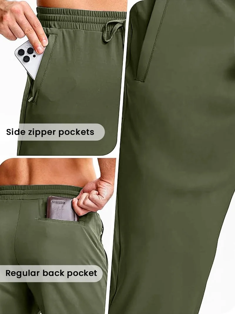 NOBERO  Olive Green Joggers for Men for Men | Best Price UAE