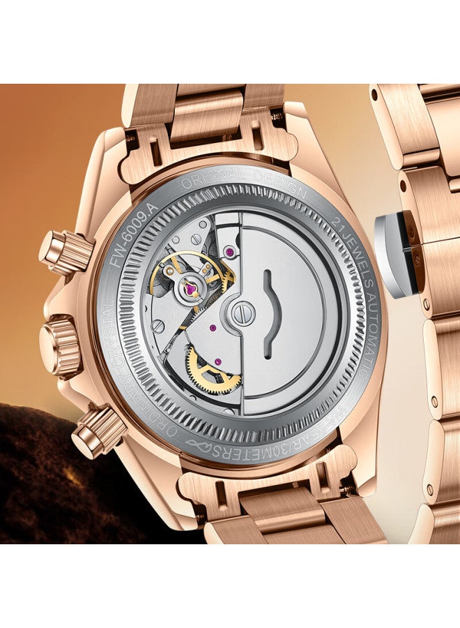Mark Fairwhale Men's Automatic Mechanical Watch Top Ten Luxury Business Luminous National Brand Birthday Gift For Boyfriend 6009 - Image 5