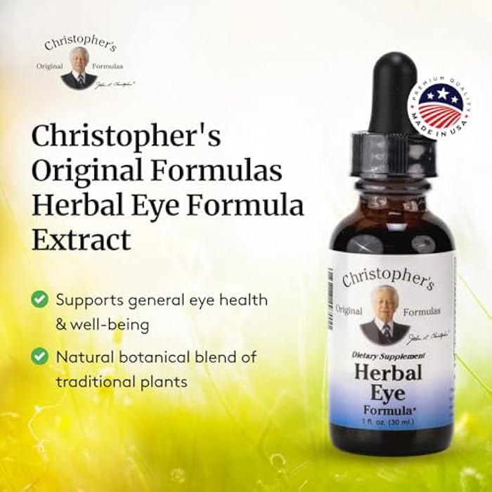 Christopher's Original Formulas Herbal Eyebright, 1 fl oz - Natural Eye Wellness - Image 4