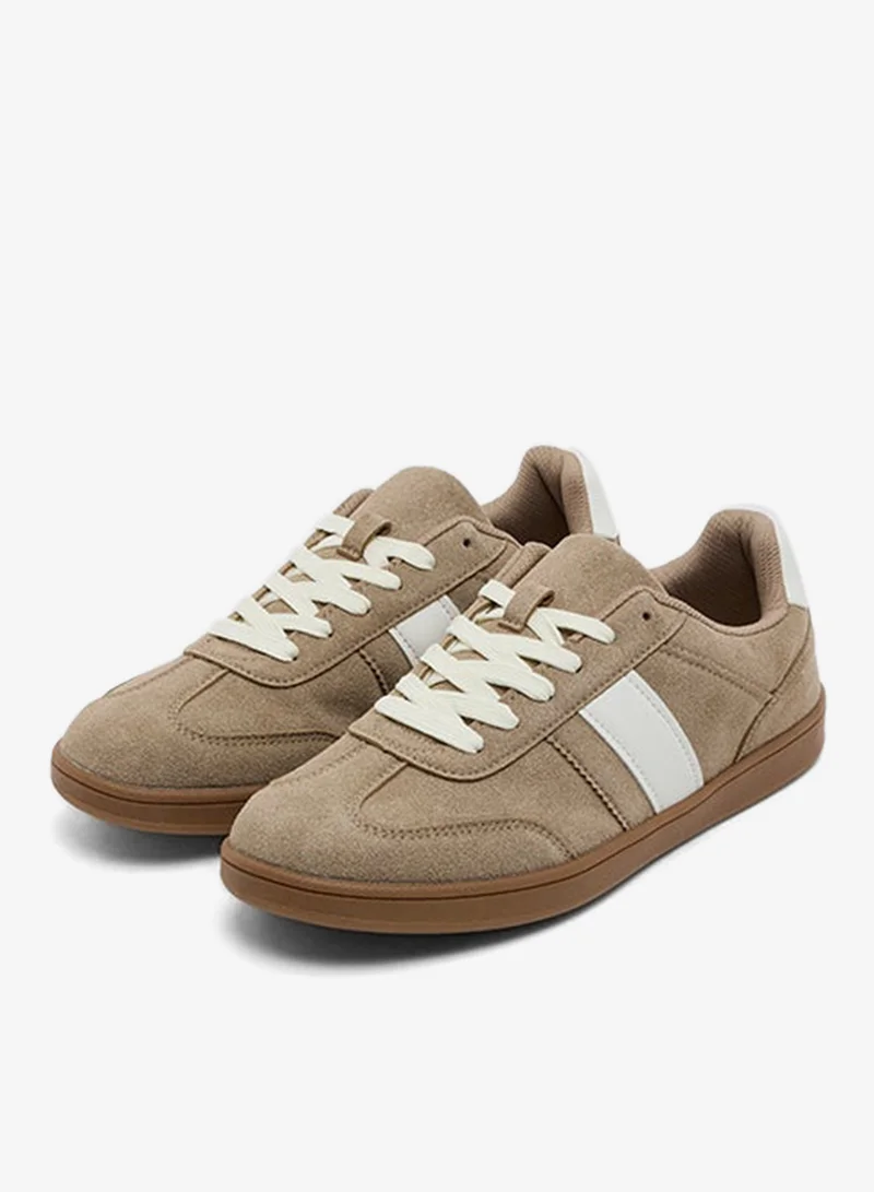 R&b Stripe Detail Lace Up Sneakers