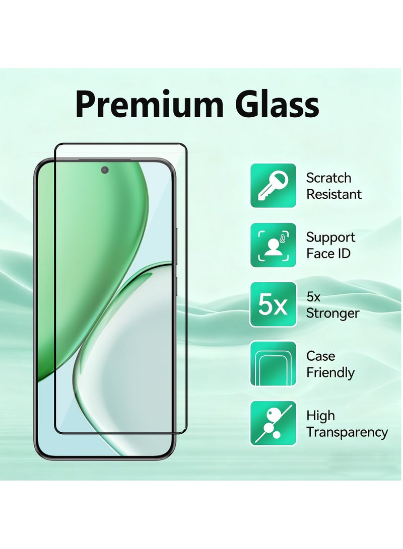 CoomBe 3 in 1 for Honor X9D Case u0026 2-Pack Ultra HD Screen Protector, Built in 4 L-Arc Airbags, Ultra Clear, Shockproof iPhone Cover, Slim Case for Honor X9D - Clear - Image 3