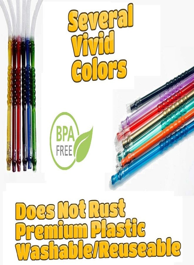 Timashose 4 Pack Healthy Hookah Hose Premium Disposable Houka Hoses Sterile Washable Long Handle - Image 2
