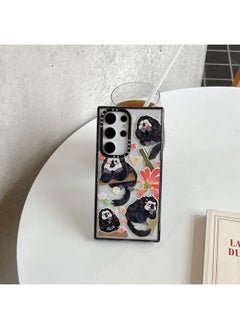 Nanjing Hongshan Forest Zoo For Samsung S25Ultra Phone Case 24 Chao Brand S23 Hard Protective Case-Color:Nanjing Red Mountain Forest Zoo (variety Dober) Side Word Black Frame Hard Shell-Applicable Models:Samsung Galaxy S25+/plus