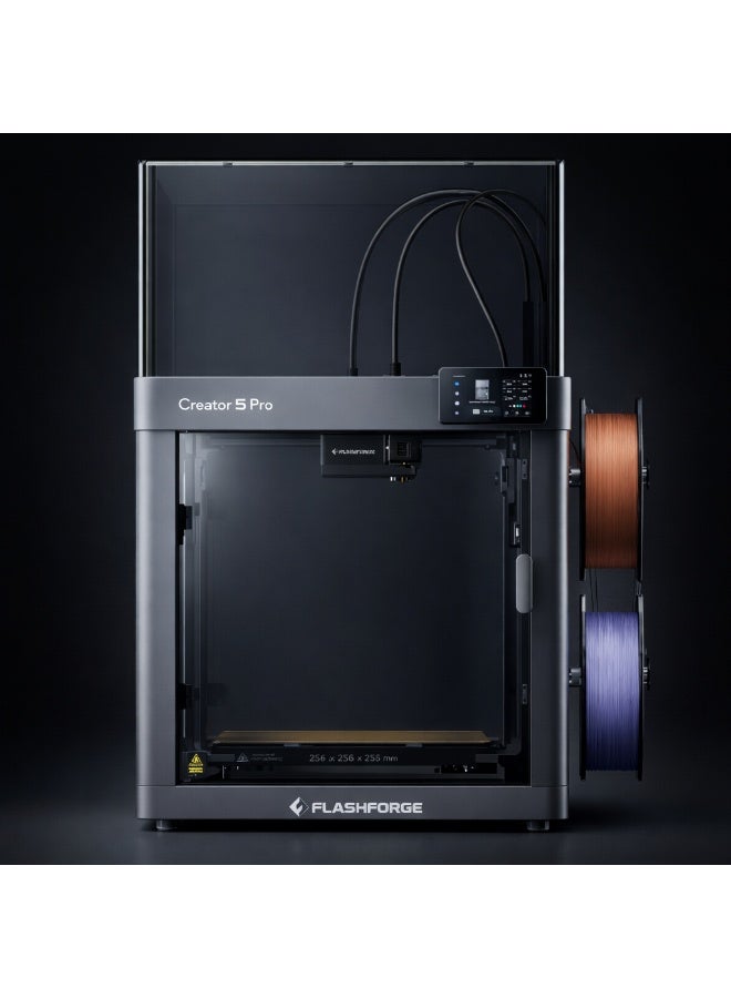 Flashforge Creator 5 Pro Enclosed 3D Printer with 4-Toolhead Multi-Material System - Image 2