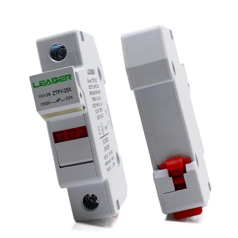 Solar PV Fuse Holder Set With LED Indicator Light And Fuses 6A 1000V - Image 2