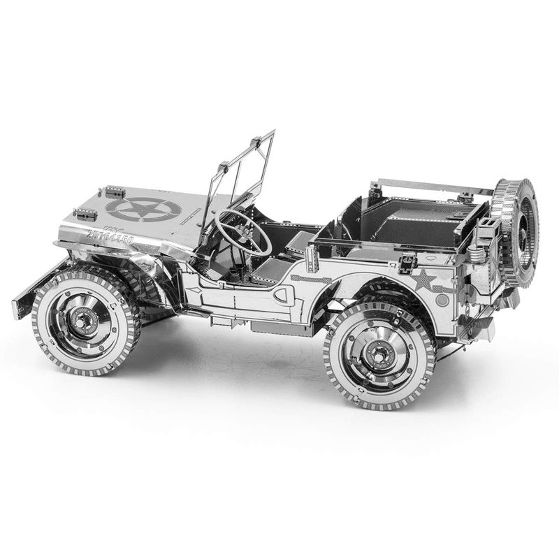 فاسينايشون مجموعة نماذج معدنية ثلاثية الأبعاد من سلسلة Fascinations Metal Earth Premium من Willys Overland - Image 2