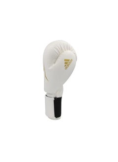 Adidas Boxing Gloves Speed 50  Color: White/Gold  Size: 6 Oz  - Image 3