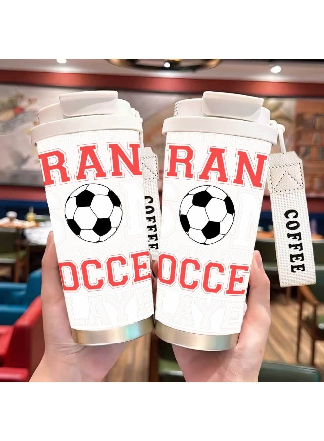 FIFA 520ml World Cup Printed Stainless Steel Insulated Water Bottle Double Wall Vacuum Thermal Flask Leakproof Cup for Hot & Cold Drinks - Image 3