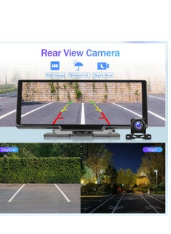 KASTWAVE 9.26" Wireless Car Stereo with Apple CarPlay, Dash Cam, and 1080P Backup Camera. Portable Touchscreen GPS Navigation for Car, Bluetooth, AirPlay, AUX/FM, Google, Siri. Car Stereo Receiver  - Image 4