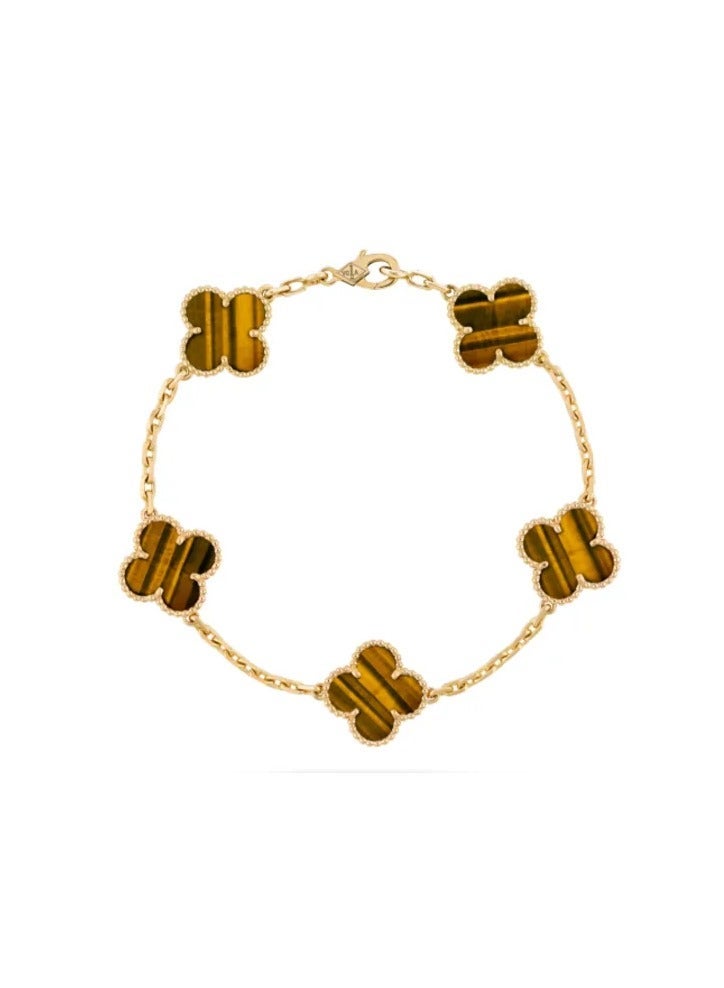 Women's Four Leaf Clover Bracelet Petal Jewelry Bracelet  - Image 1