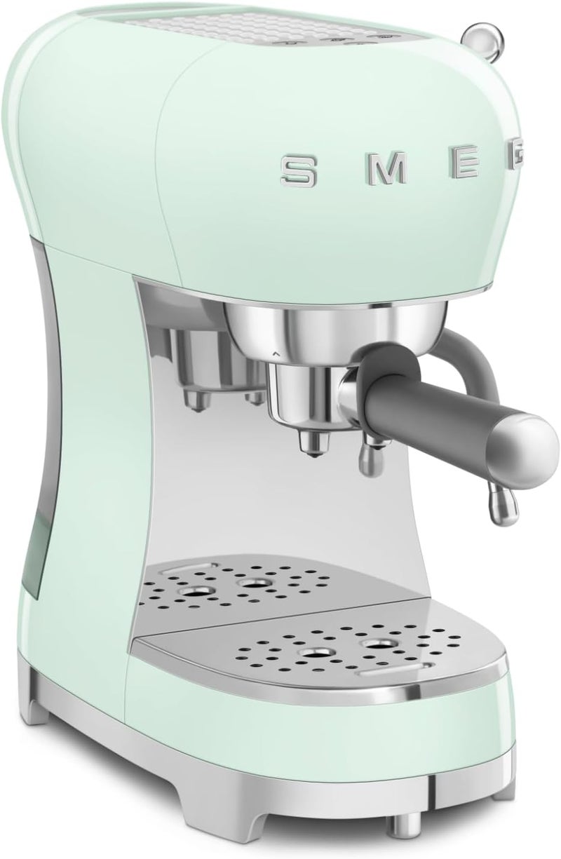 Smeg 50's Retro Style Espresso Coffee Machine in Pastel Green 1.7 L 1350 W ECF02PGUK pastel green - Image 4