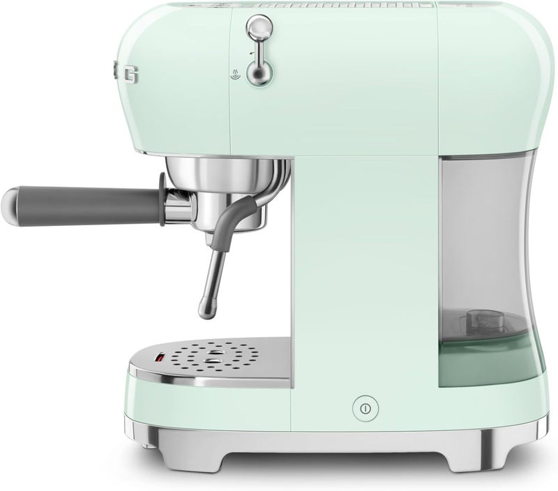 Smeg 50's Retro Style Espresso Coffee Machine in Pastel Green 1.7 L 1350 W ECF02PGUK pastel green - Image 3