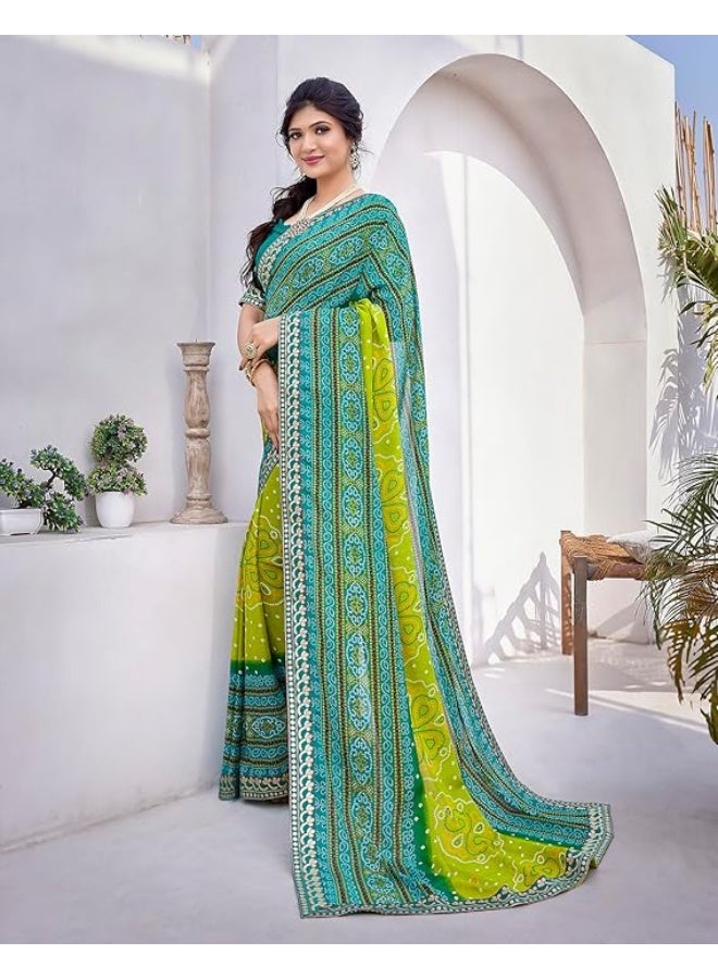 Yashika Georgette Womens Saree - Image 3