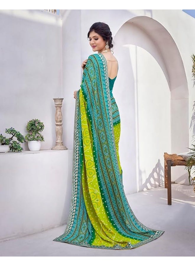 Yashika Georgette Womens Saree - Image 2