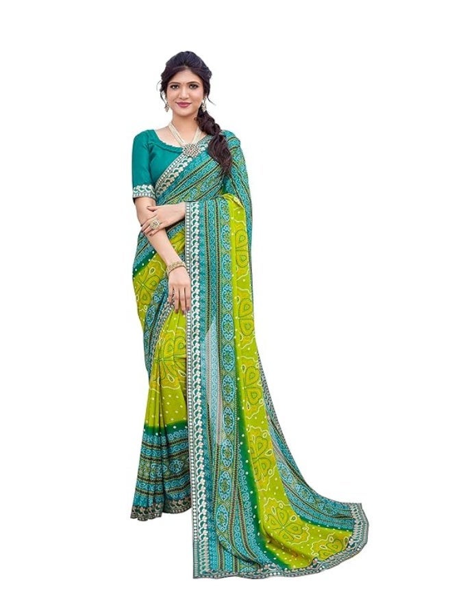 Yashika Georgette Womens Saree - Image 1