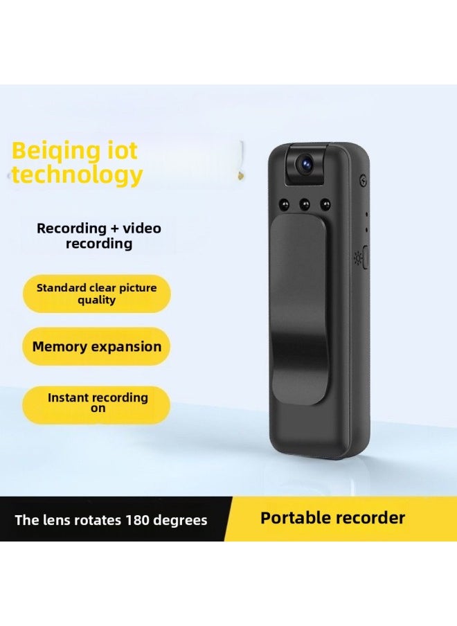 Generic Ultra-clear Camera Chest-worn Remote Monitoring Law Enforcement Shooting Recorder Motion Camera Video Recording Pen-Body Color:Bare Metal (without Memory Card)  - Image 3