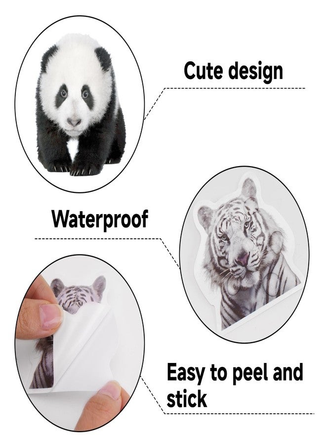 Alynta 300PCS Animal Stickers - Cute Water Bottle Stickers Waterproof Vinyl Funny Animal Sticker Reward Sticker for Classroom Laptop Notebook Luggage Scrapbook - Image 3