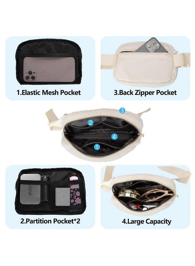 DRAVINA Waist Bag for Women & Men, Crossbody Fanny Pack with Large Storage, Hidden Back Zipper Pocket, Adjustable Strap & Mesh Compartments, Travel Belt Bag for Hiking, Running, Outdoors, 20cm (Brown) - Image 5