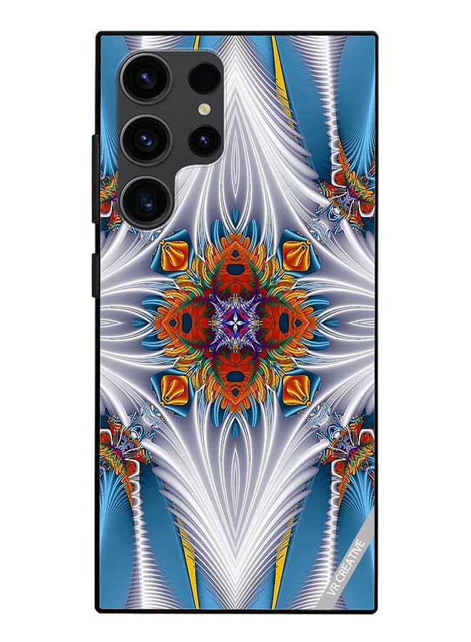 VR CREATIVE Protective Case Cover For Samsung Galaxy S23 Ultra 5G Abstract Design Multicolour - Image 1