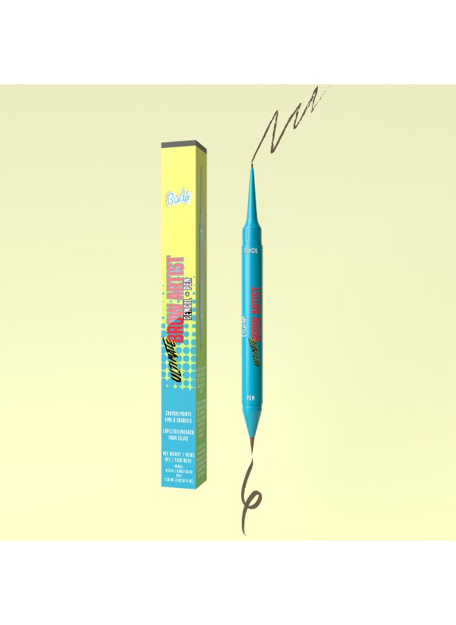 Rude Ultimate Brow Artist - Pencil & Pen Taupe  - Image 2