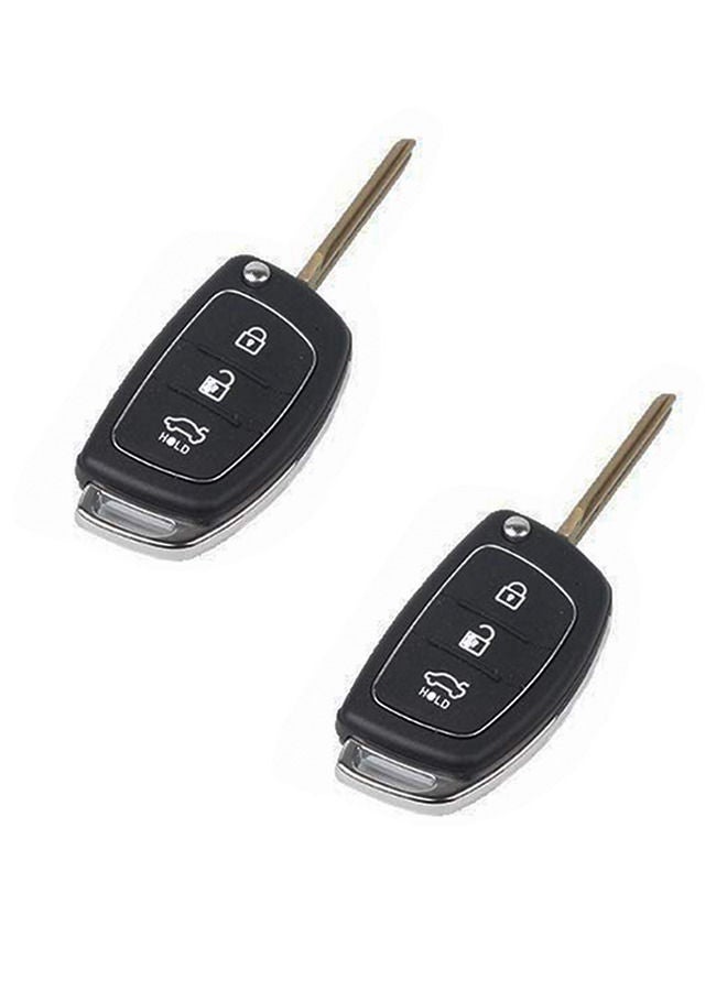 Platinum Platinum Pack of 2 Universal Remote Control HY121 Keyless Entry Systems | Car Door Lock/Unlock, and Trunk Release | with Physical Key  - Image 1