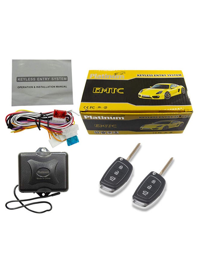 Platinum Platinum Pack of 2 Universal Remote Control HY121 Keyless Entry Systems | Car Door Lock/Unlock, and Trunk Release | with Physical Key  - Image 3
