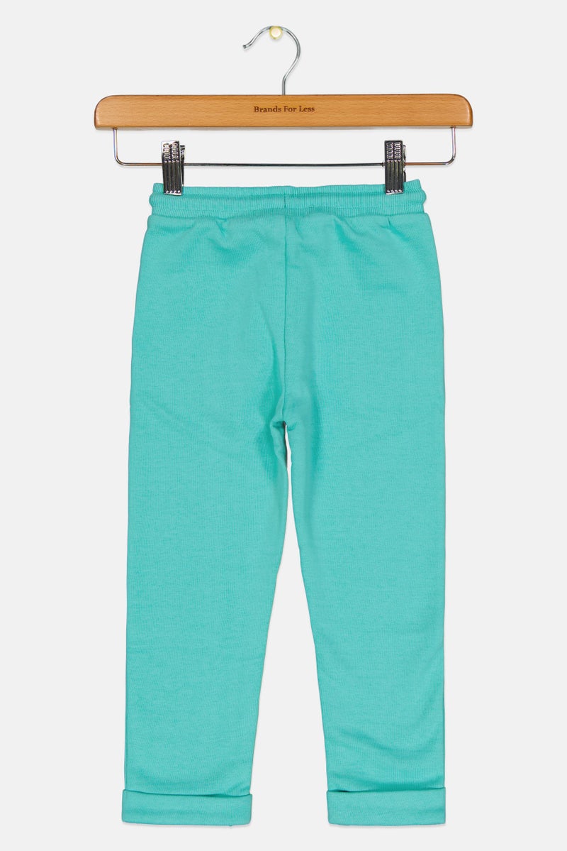 Hamleys سروال رياضي بطبعة جرافيك للبنات من ديزني × هاملز، تركواز - Image 3