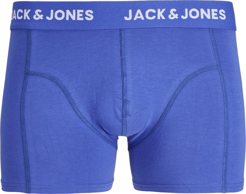 Jack Jones Jacmarbella Trunks 3 Pack Men's Blue Boxer 12255843-07  - Image 5