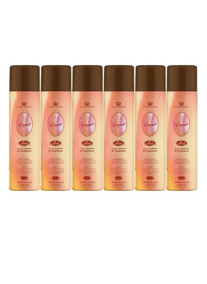 Al Rehab Sabaya Air Freshener 300 ml 6 pieces 