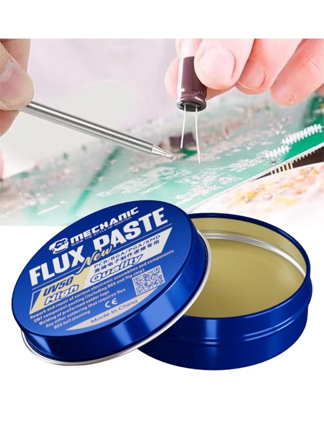 ميكانيك معجون لحام UV50 بدون تنظيف لألواح PCB الإلكترونية وBGA وPGA وSMD وأدوات اللحام - Image 1