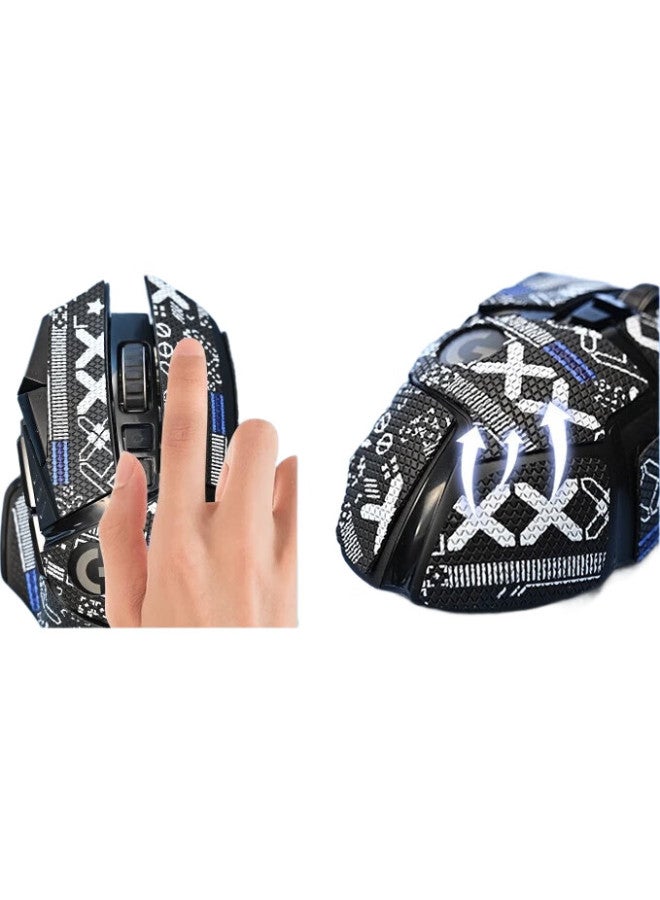 NVV Suitable For Viper V2Pro Mouse Stickers, Sweat-Absorbing, Non-Slip, Anti-Scratch, E-Sports, Wireless Gaming Mouse Stickers, Frosted, Sweat-Proof, M-X Viper V2Pro Black Gold - Image 2