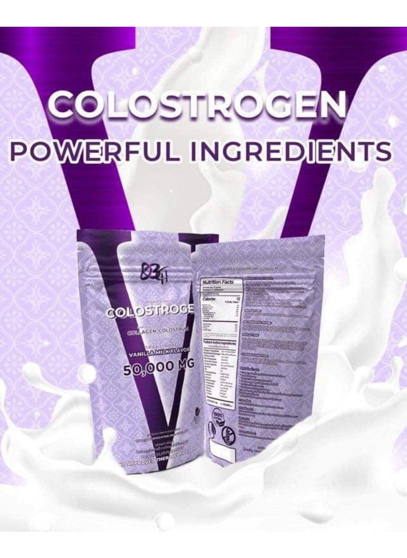 dear face V Colostrogen Vanilla Milk Powder 50,000mg Food Supplement  - Image 2