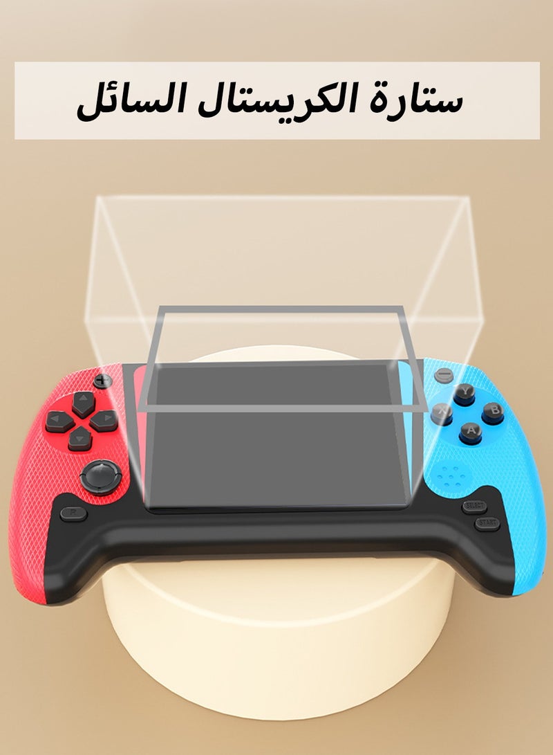 LEOKOR HD Handheld Retro Gaming Console,Handheld Game Console Built-in 500+ Classic Games,3.5-inch Screen,for Family Recreation Arcade Gaming System - Image 5