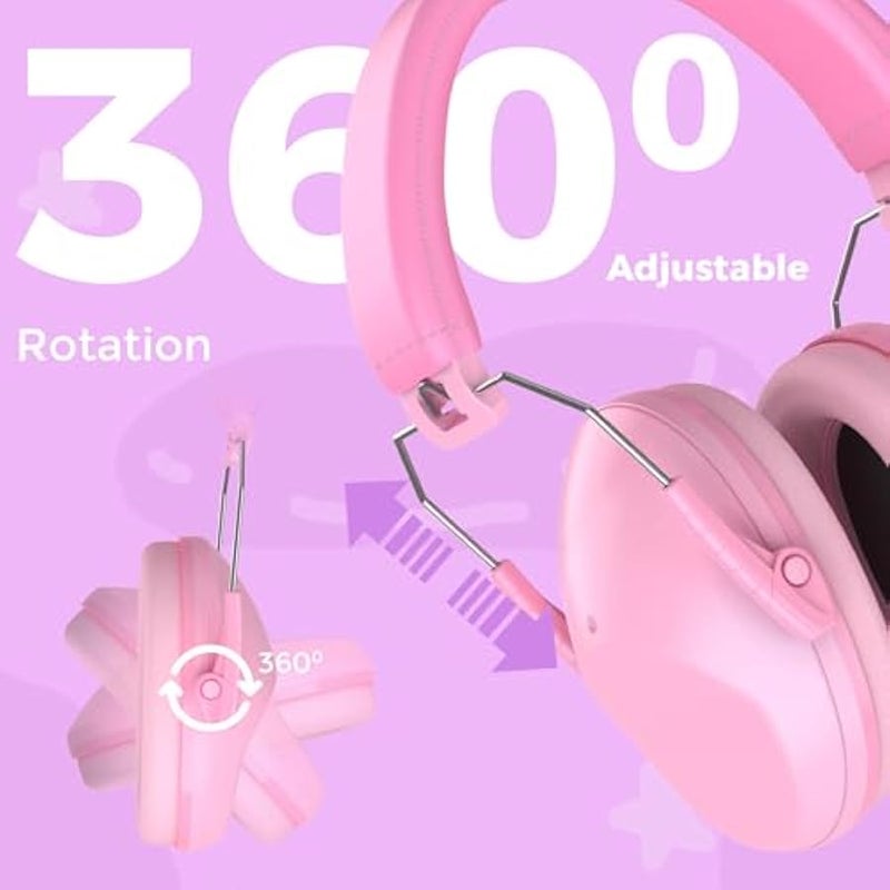 Kids Ear protection Earmuffs, NRR 22 dB Noise Cancelling Headphones for Child Toddler, Sound Proof Hearing Protection Sensory Headphones for Autism - Image 5