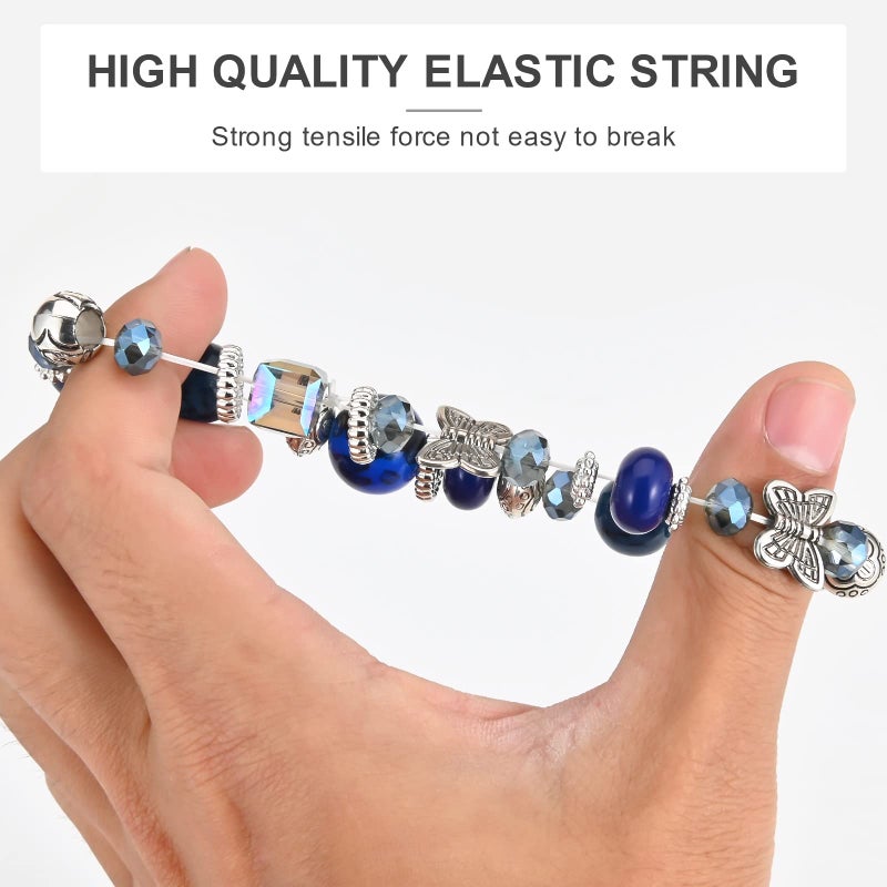 VONRU Bohemian Bracelet Sets for Women - 6 Sets Stackable Stretch Bracelets Multi-color Boho Jewelry for Women Hippie Bracelets Dainty Jewelry Best Friend Gift (Butterfly Stretch Bracelets Set) - Image 5