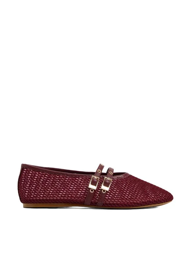Ulelibaen Ladies Red Mary Jane