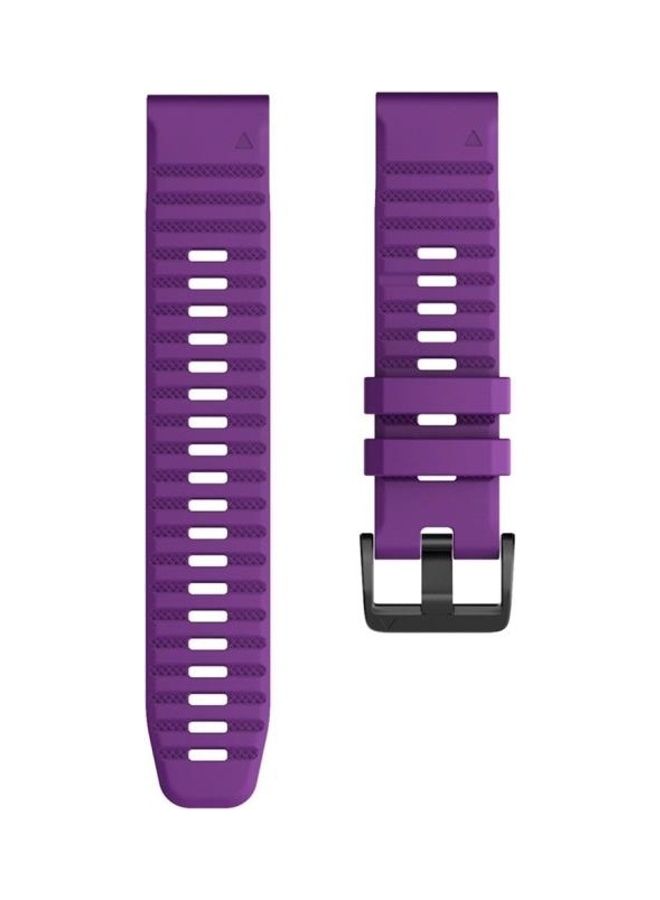 For Garmin Fenix 6X Smart Watch Replacement Strap Wristband Purple - Image 3