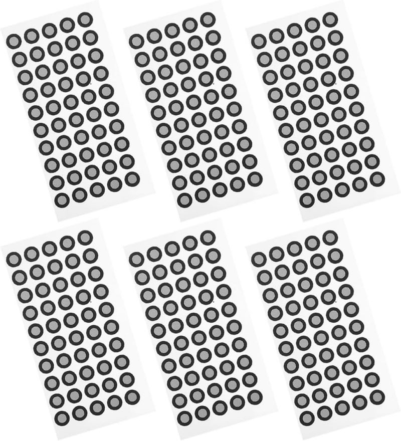Vaguelly 3D Scanner Reflective Film Marking Points 50pcs High Reflectivity Positioning Markers 0.15mm Thickness 6mm Inner Diameter 10mm Outer Diameter for Precise Industrial and Consumer - Image 1