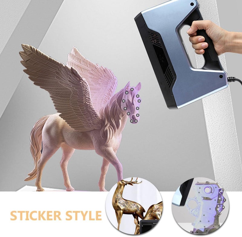 Vaguelly 3D Scanner Reflective Film Marking Points 50pcs High Reflectivity Positioning Markers 0.15mm Thickness 6mm Inner Diameter 10mm Outer Diameter for Precise Industrial and Consumer - Image 3