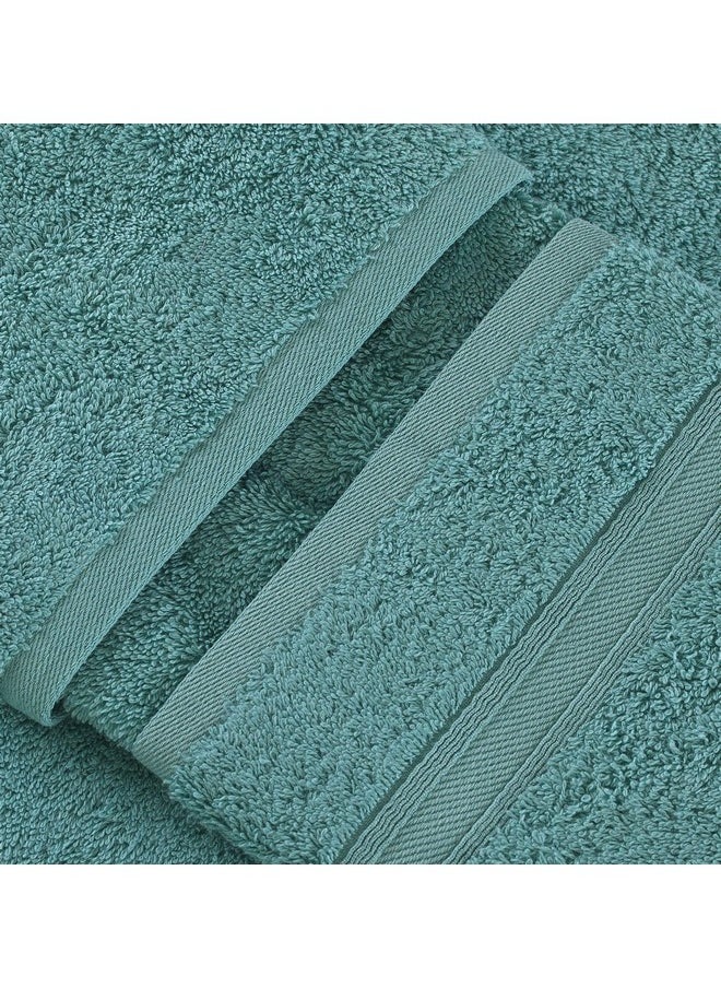 Teal Turquoise Washcloth Linen Set Premium Original Turkish Cotton Hotel Quality For Maximum Softness & Absorbency For Face Hand Kitchen & Cleaning - pzsku/Z5230706DF6AE12092E9EZ/45/_/1696390791/096e5a36-6e64-4b70-be0c-5f51a3e0c14e