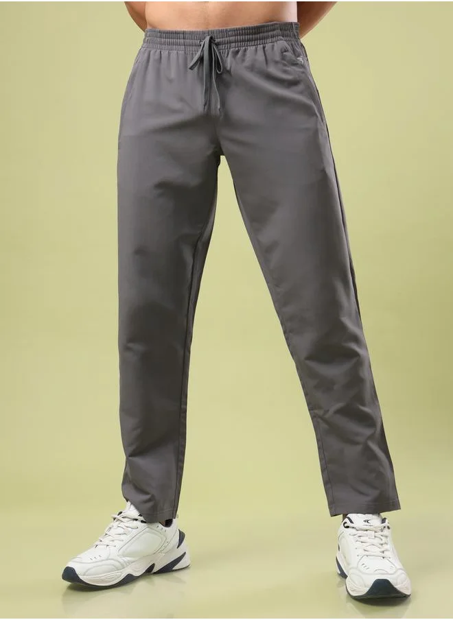 تكنوسبورت Technosport Solid Trackpants with Drawstring