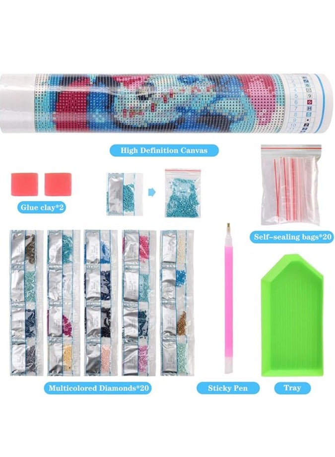 DIY Diamond Painting Material Kit High Quality Full Diamond Diamond Painting Kit Multi-Color Suitable for Adults and Children - Image 2