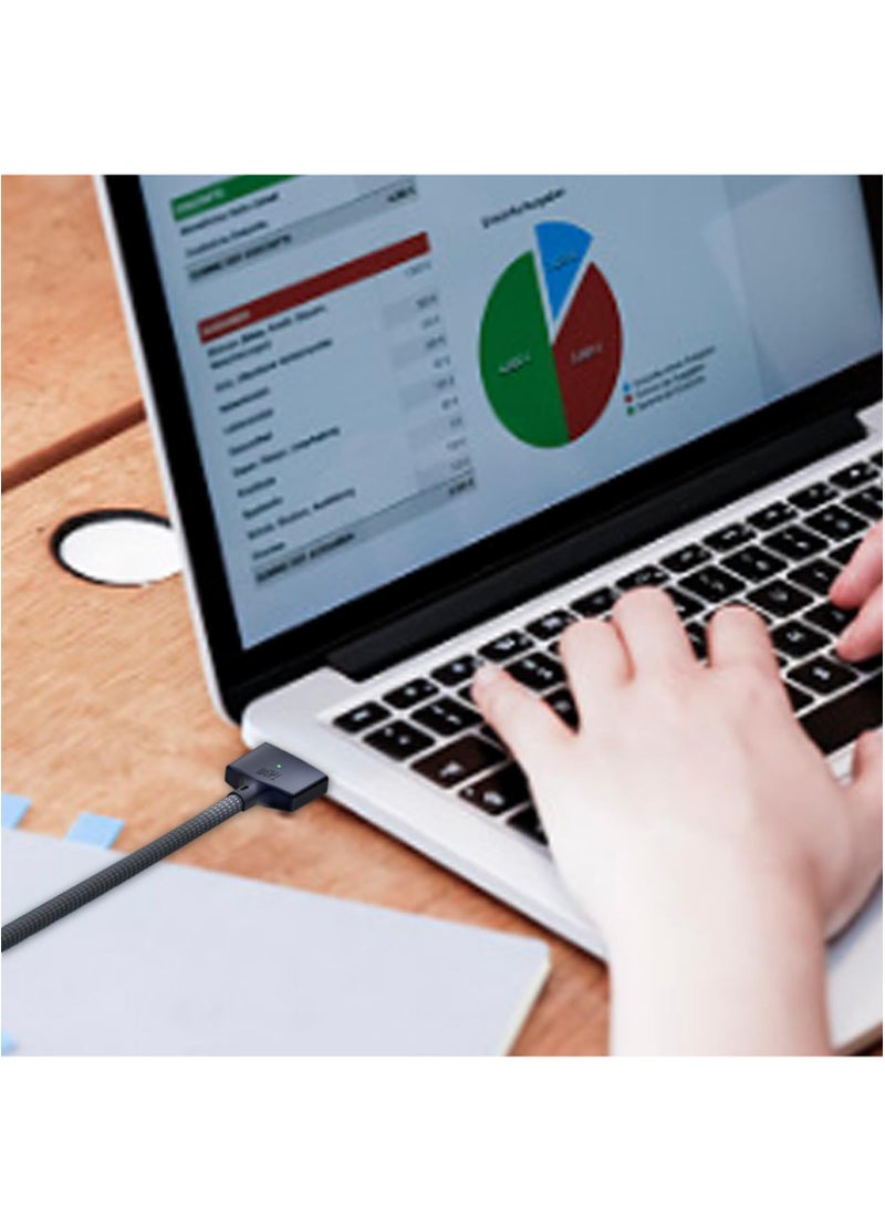 KASTWAVE USB-C to Magnetic 3 Cable, 140W Safe Charging Cable for 14“ 16” MacBook Pro 2021 M1 Pro & Max, MacBook Air 2022 M2, MacBook Pro 2023 M2 Pro & Max - 6.6ft - Image 4